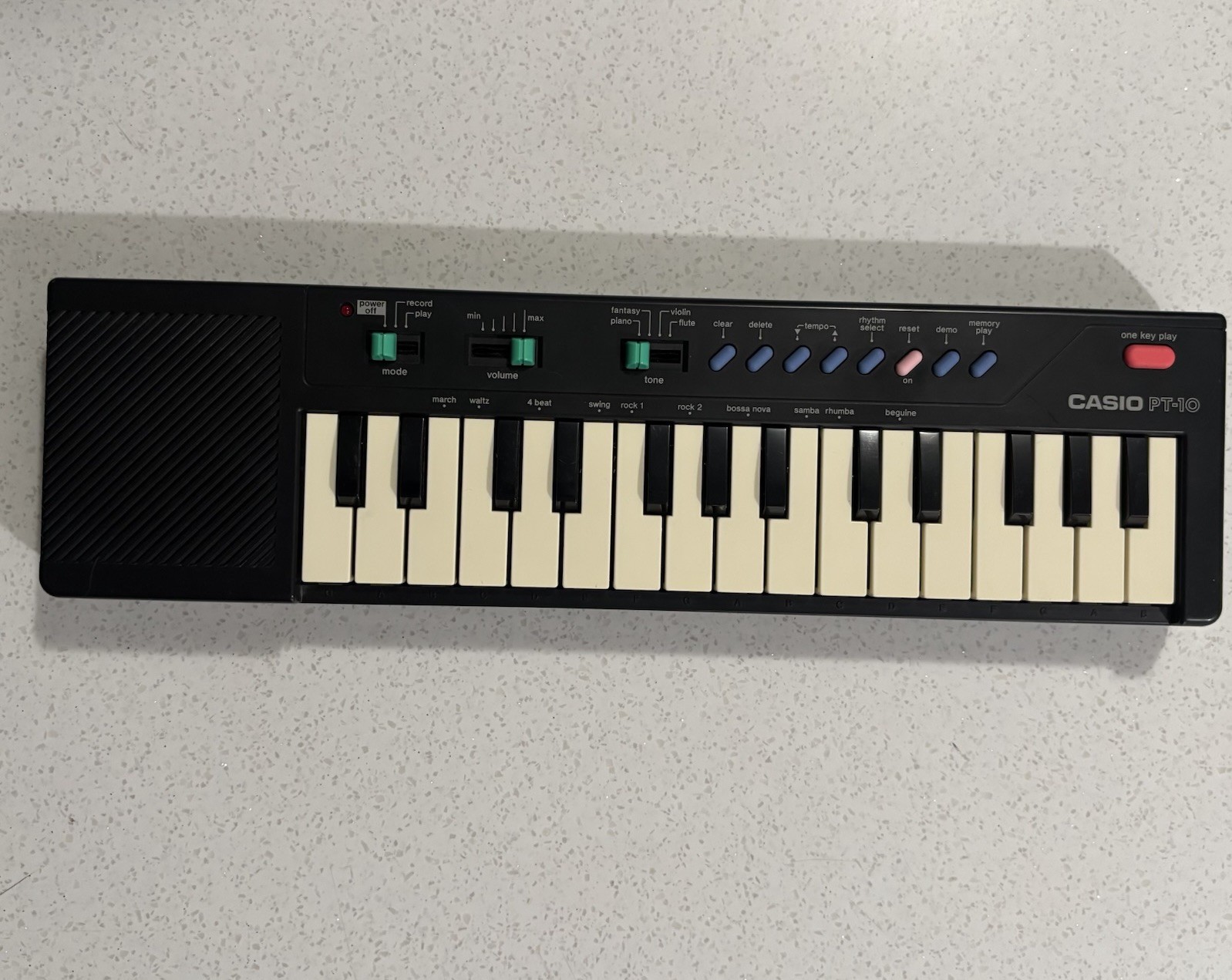 Vintage Casio PT-10 Mini Keyboard Portable Electronic Keyboard Tested