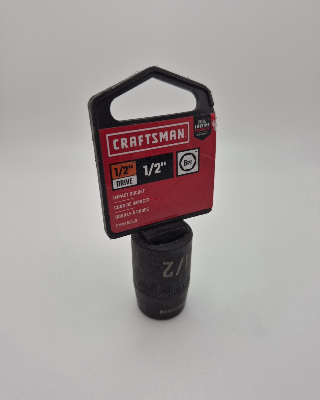 Craftsman 1/2" Drive 1/2" 6pt Impact Socket
