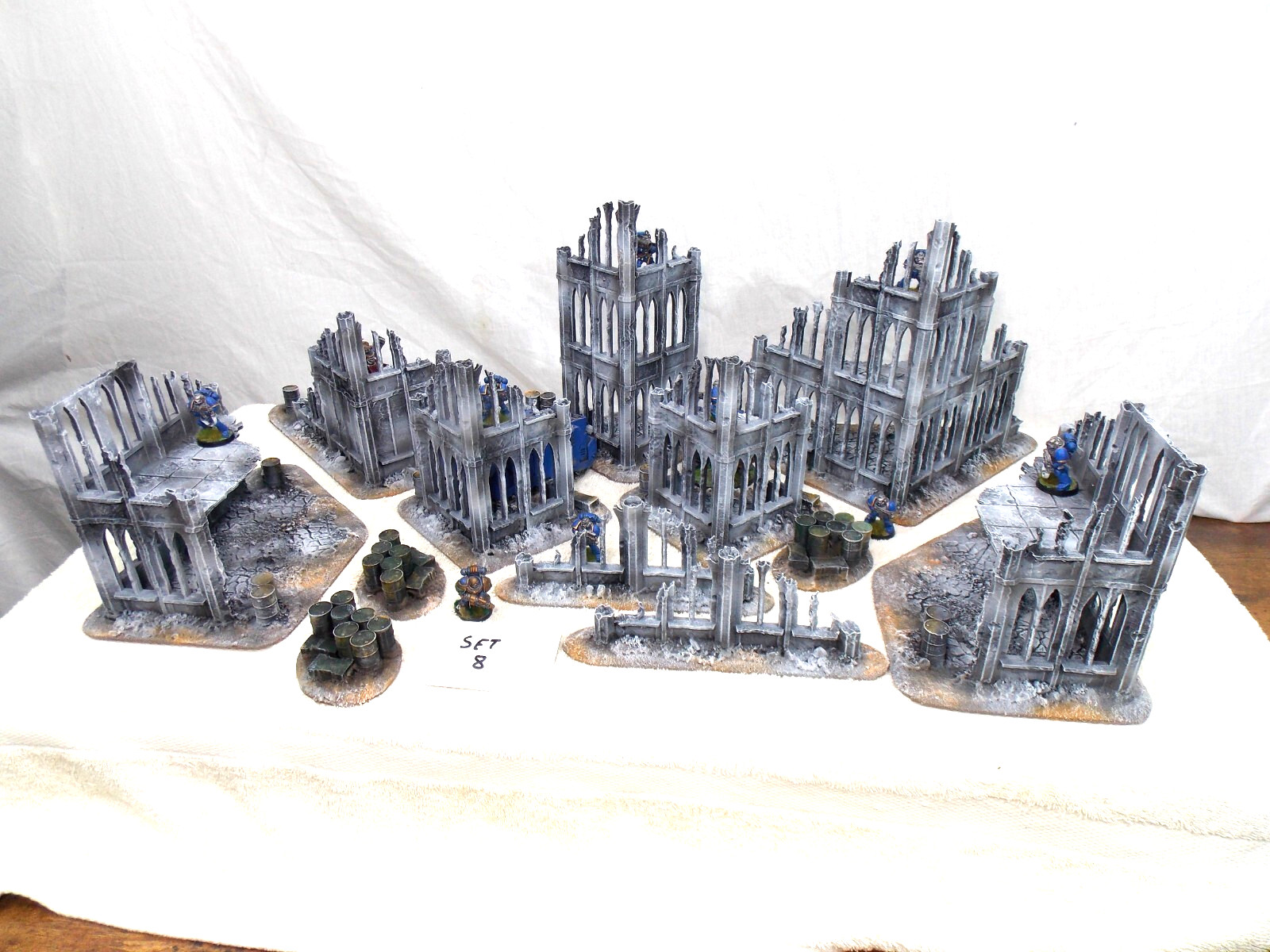 WARGAMING TERRAIN PAINTED,ADVANCE ORDERS,,MEGA BUNDLE SET OF 12 PIECES