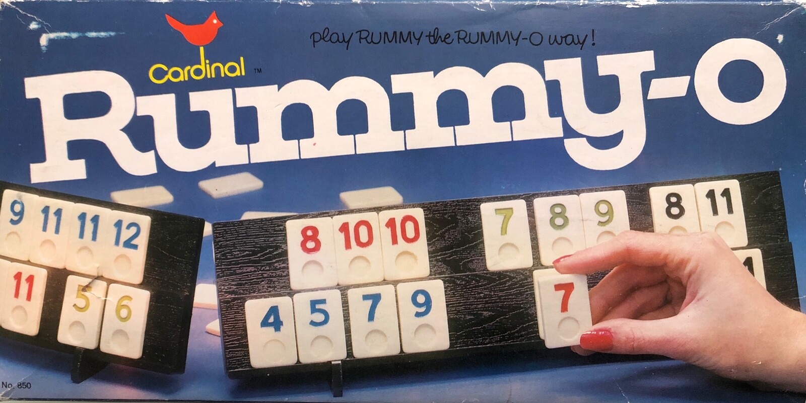 Rummy-O Tiles Individual Smooth Back Replacement Game Pieces Cardinal1970s