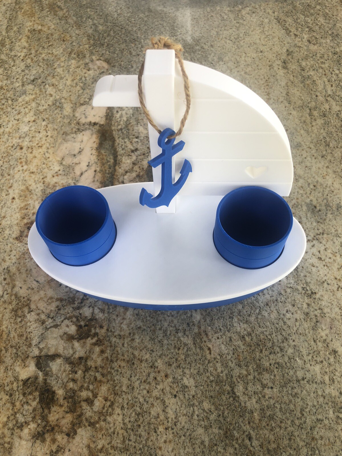 Nautical Themed 3D Printed Toothbrush Holder – Stylish & Functional Bathroom