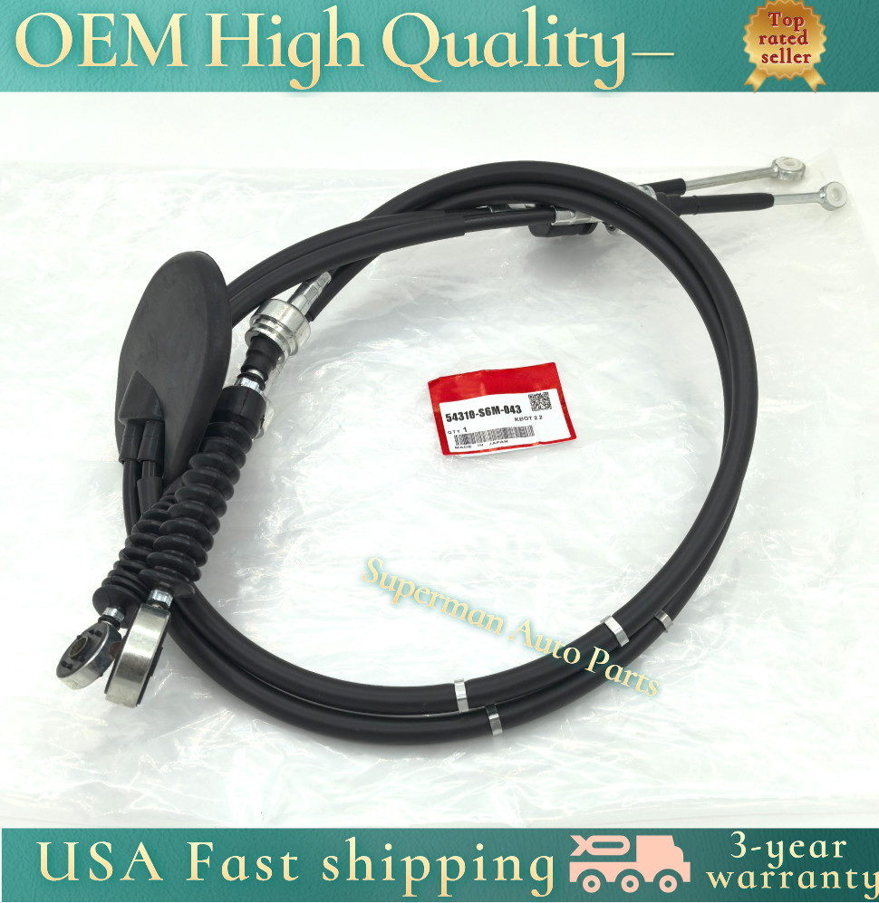 54310-S6M043 NEW Shifter Cables For 02-06 Acura RSX Type-S K20A K20A2 K20A3 2.0L