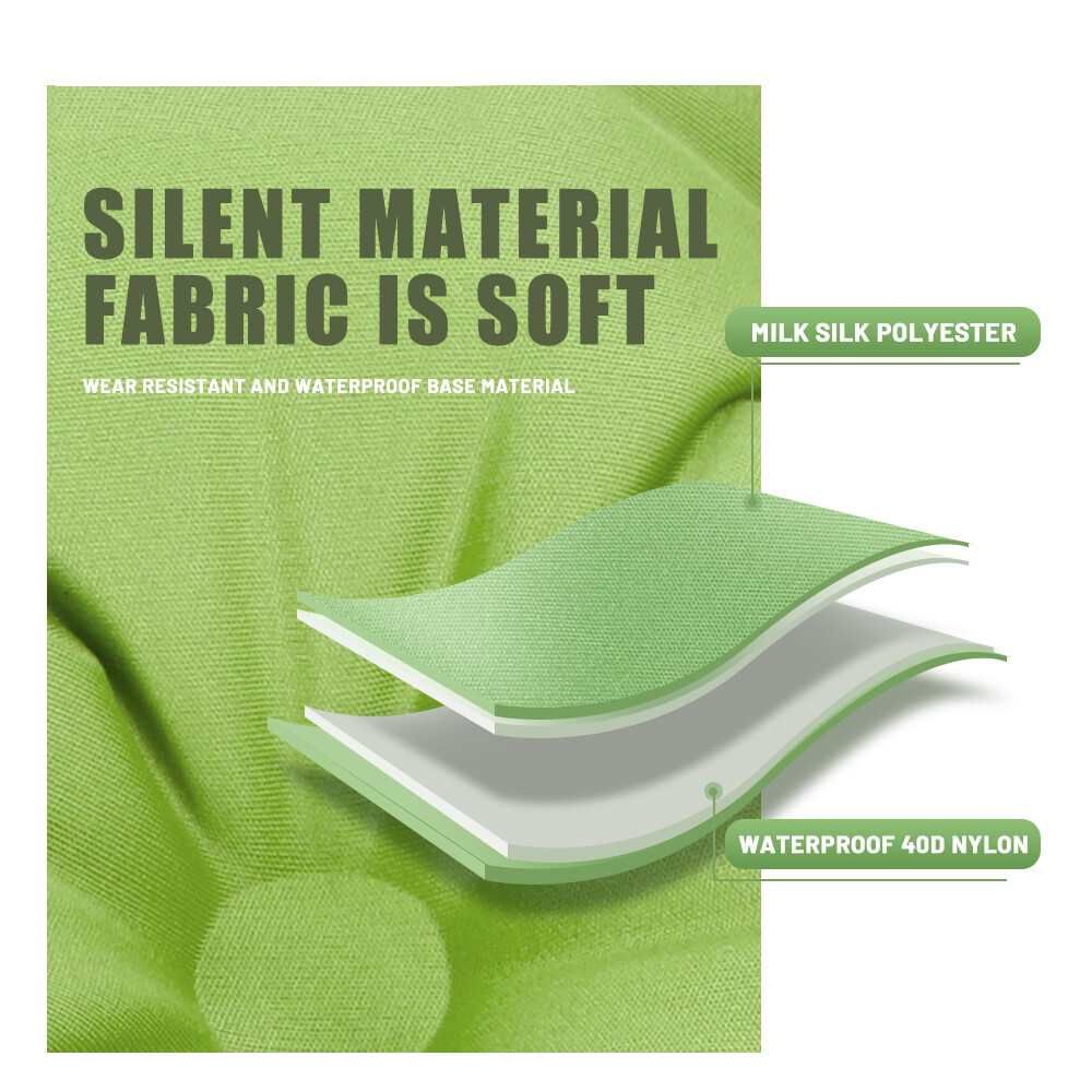 Air Mattresses Portable Outdoor Self-Inflating Mats For Camping Hiking Green Pad