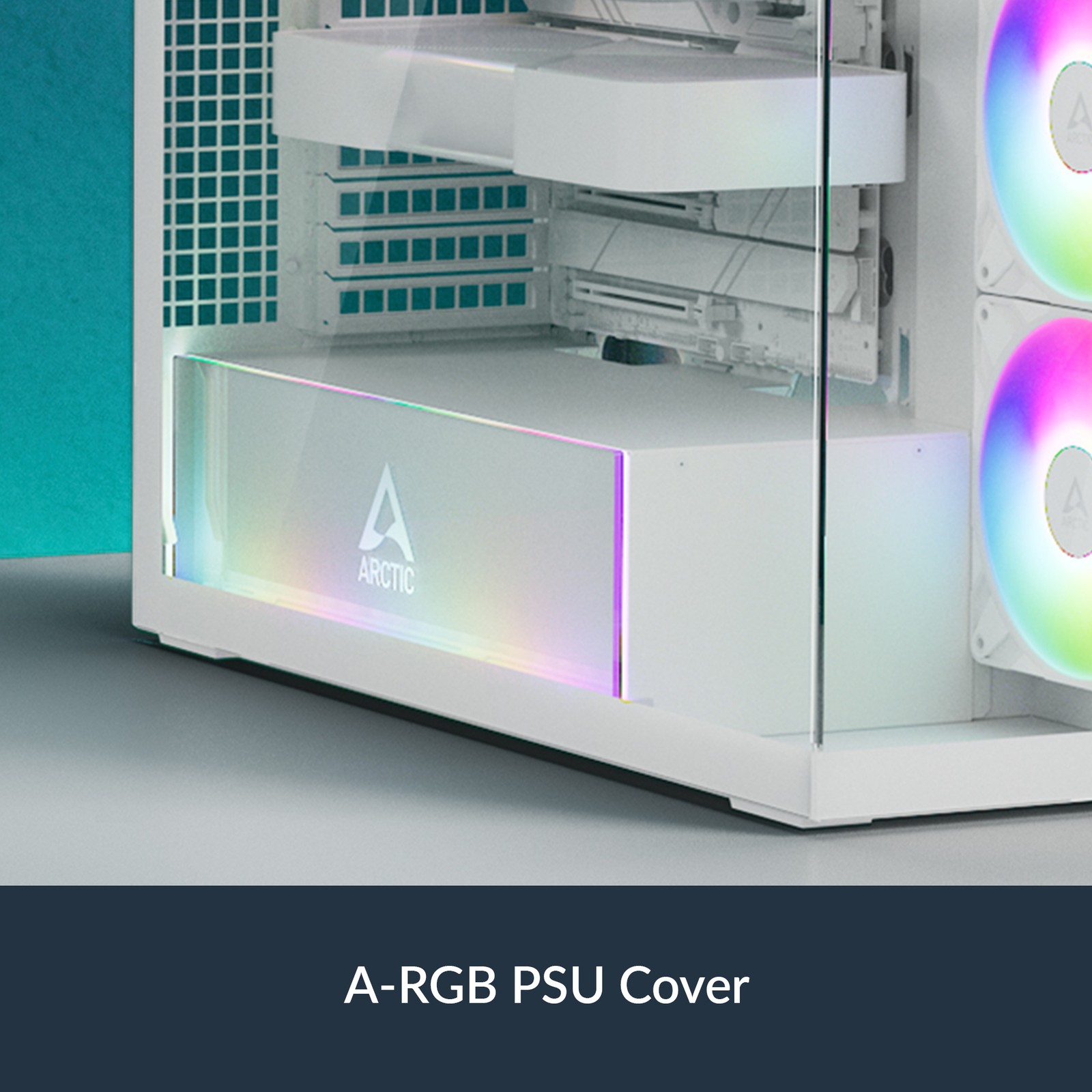 ARCTIC Xtender (White) PC Case Tempered Panorama Glass Midi Tower Gaming