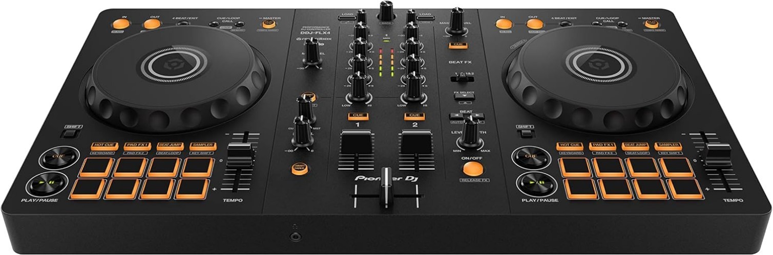 2-Channel DDJ- Controller - Mix Your Tracks with Professional Ease in Graphite