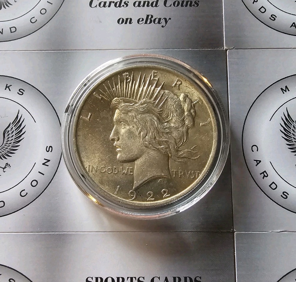 1922-P Peace Silver Dollar - 90 Percent Silver - Authentic US Mint - item 7180