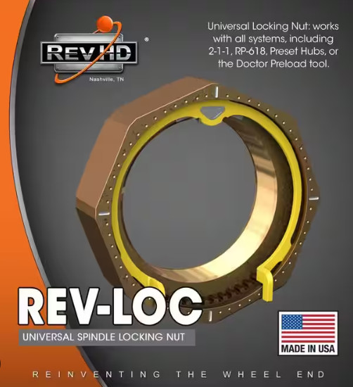 RL-D02 Rev HD Rev Loc Universal Locking Spindle Nut for Drive Axle
