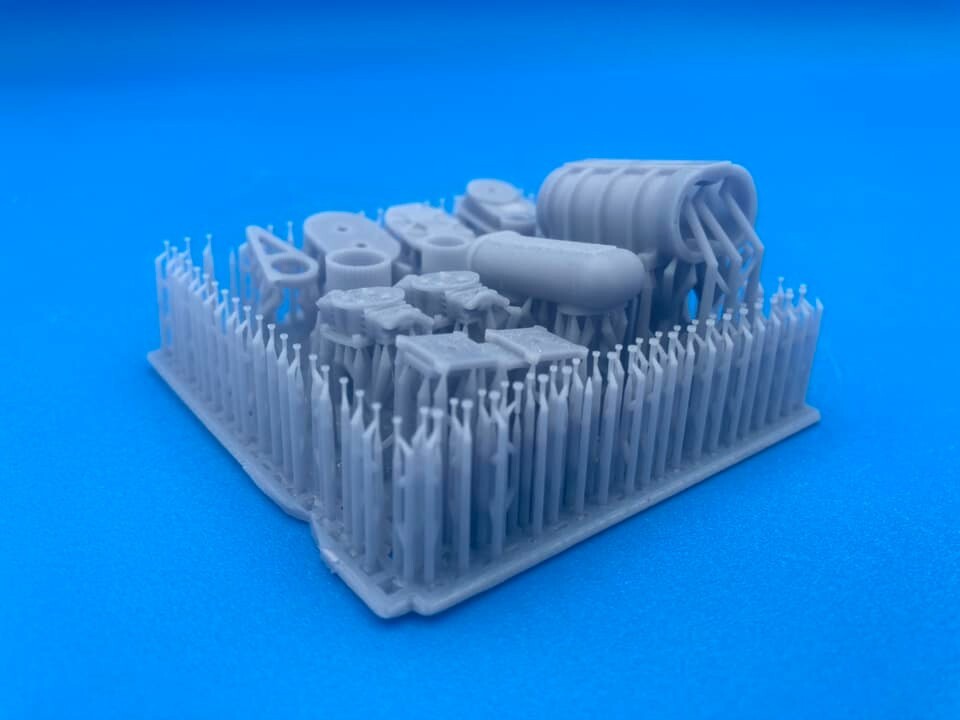 1/16 871 Blower Intake with Carburetors Master Builder Kit