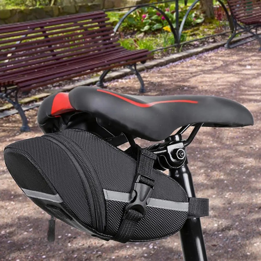 DOMEN Bicycle WaterProof Saddle Bag Bicycle Reflective Tail Bag MTB Bike