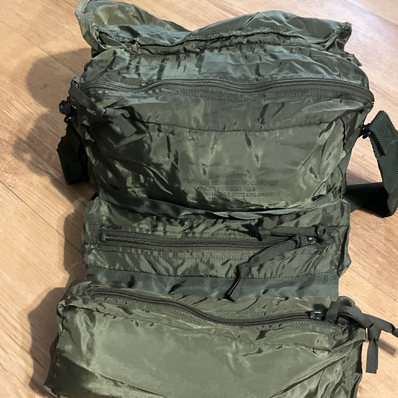 ARMY COMBAT LIFE SAVER BAG M3 MEDIC MILITARY FIRST AID KIT CLS MEDICAL CASE NEW