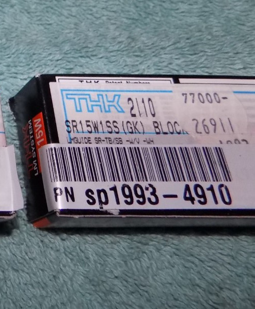 2 New THK SR151SS GK LM Linear Rail Carriage Blocks