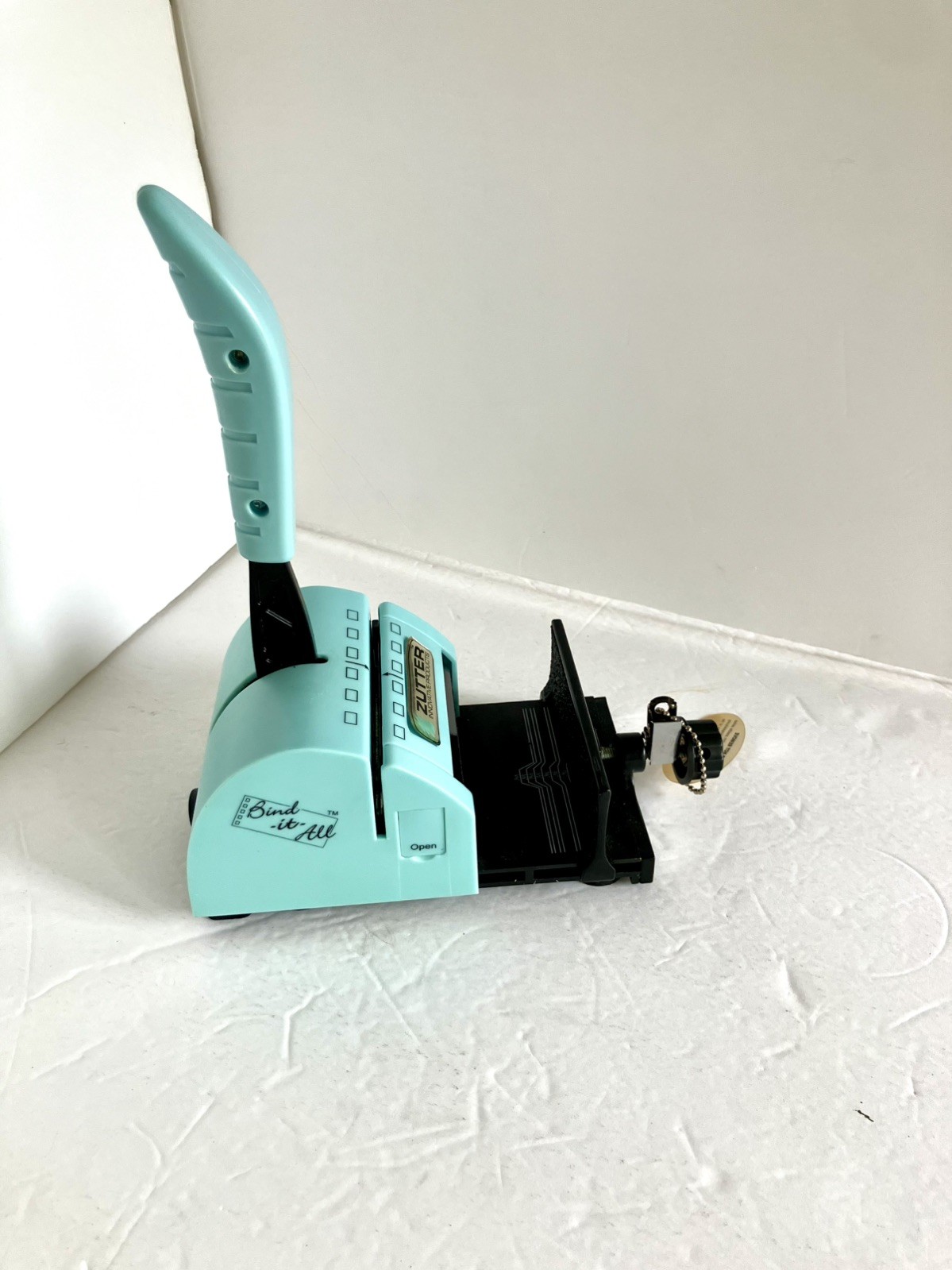 Zutter Innovative Products Turquoise Blue Bind-It-All Binding Machine Scrapbook