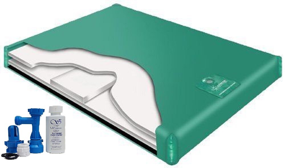 SUPER SINGLE 95% TETHERED WAVELESS MID BODY SUPPORT WATERBED MATTRESS BUNDLES