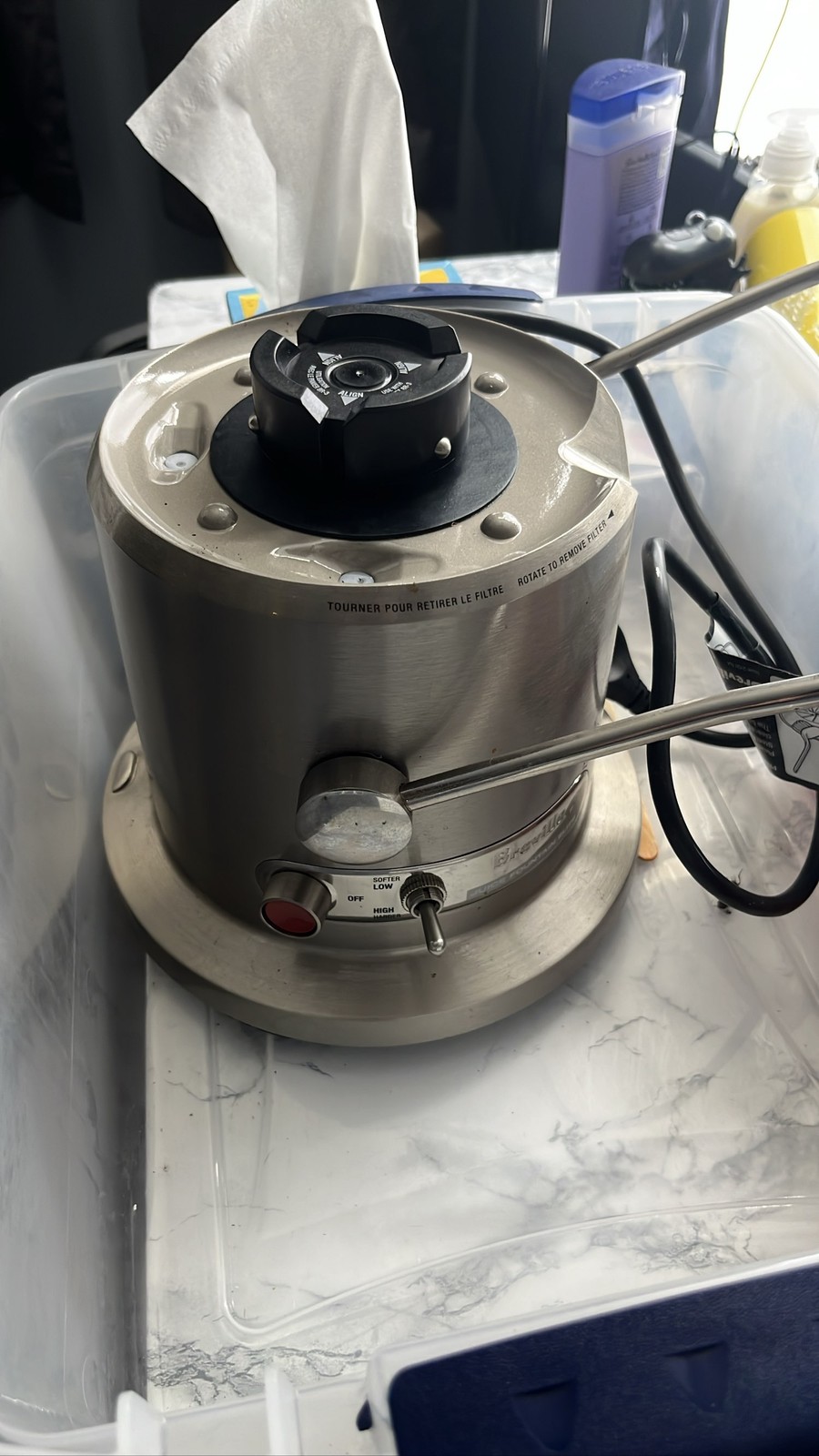 Breville Juice Fountain Plus JE98XL Juicer Motor Base Works