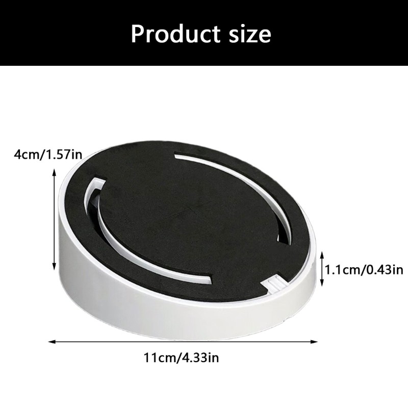 Compactly Sloped Security Camera Mount Lightweight Plastic Base For Space Saving