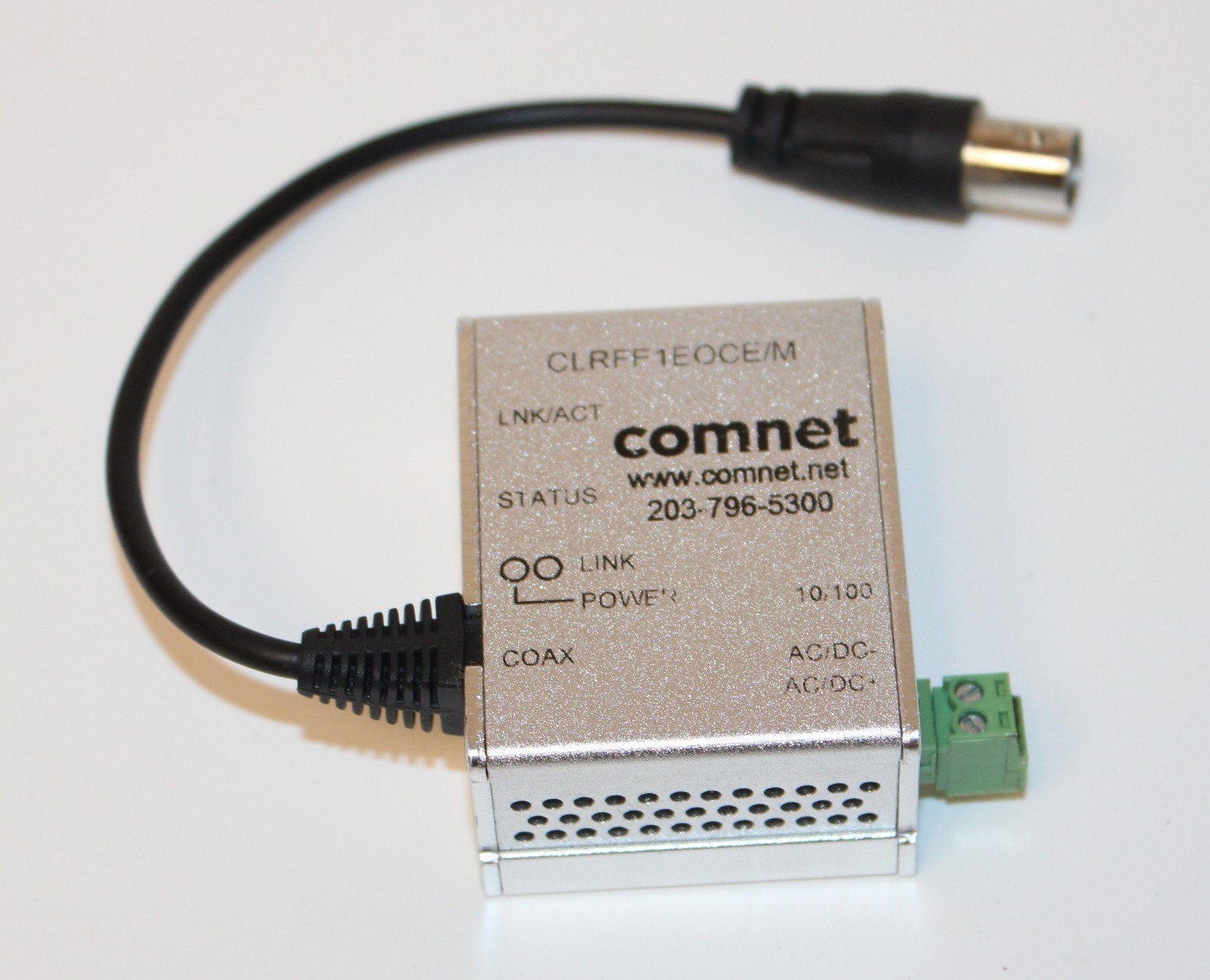 Comnet CLRFE1EOCP/M Mini Ethernet-Over-Coax or UTP Extender Remote Unit