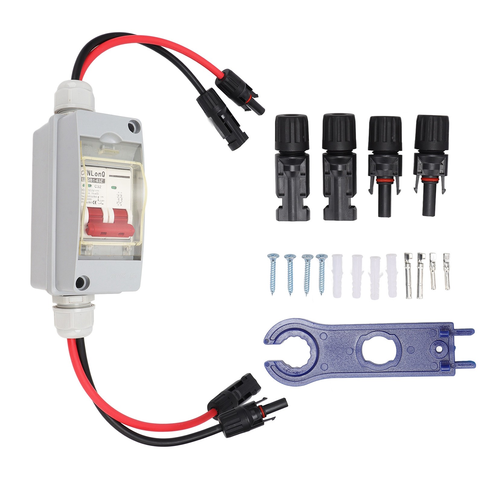 Circuit Breaker 500V 32A Disconnect Switch Waterproof For Household RV Solar