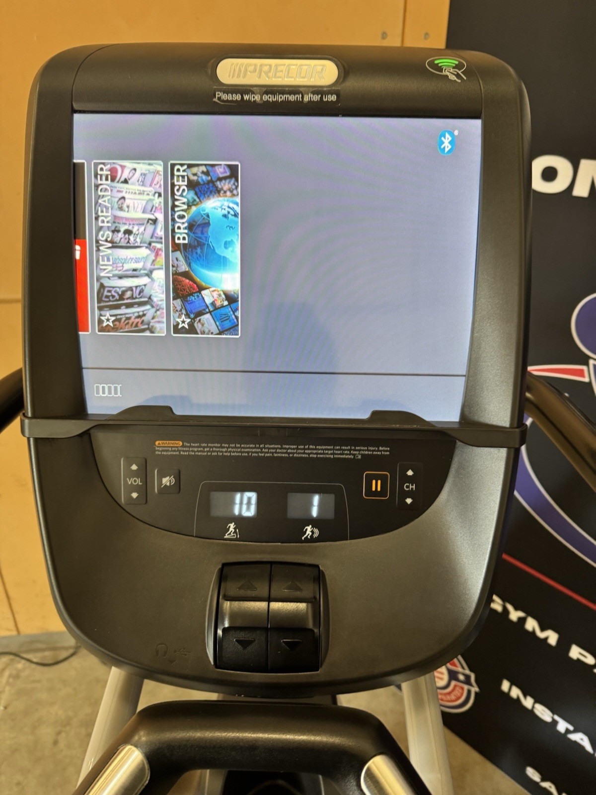 Precor EFX 883 Lower Body Elliptical P82 Console