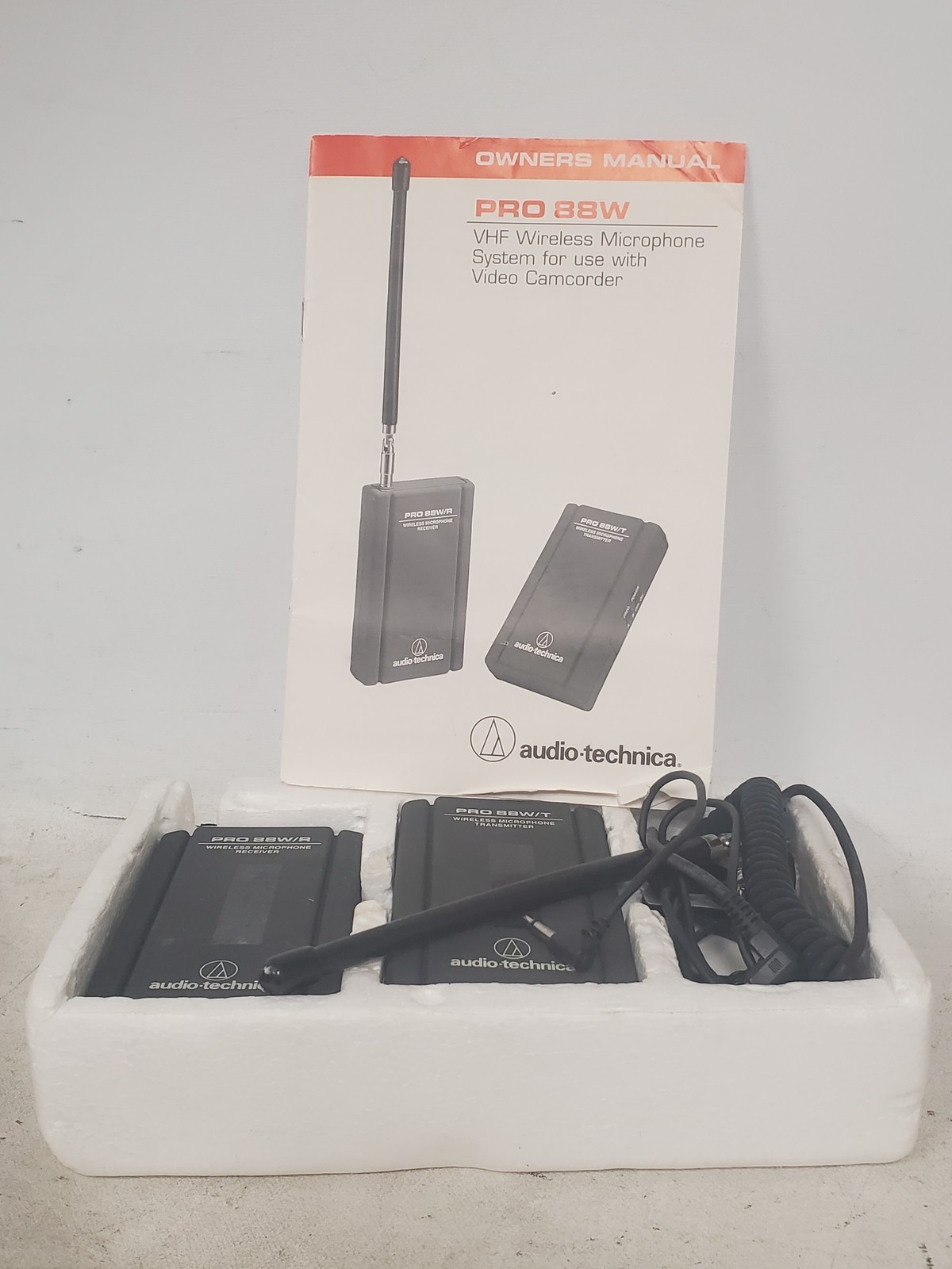Audio-Technica Pro 88W VHF Wireless Microphone System