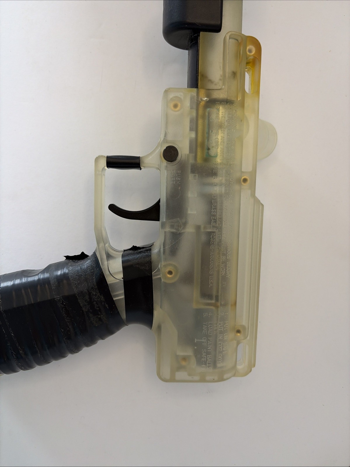 Brass Eagle Pump Action Paintball Gun Marker Clear
