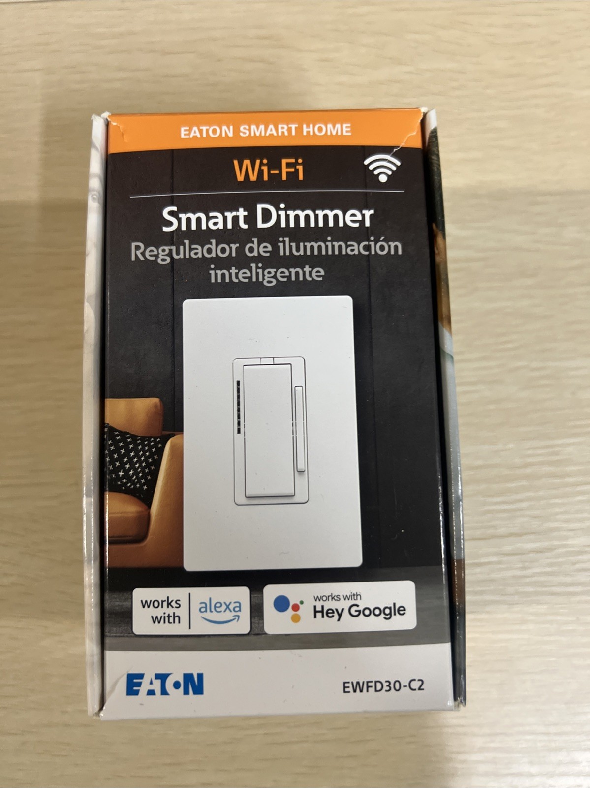 Eaton Wi-Fi Smart Single-Pole/3-Way Smart with LED Decorator Master Dimmer