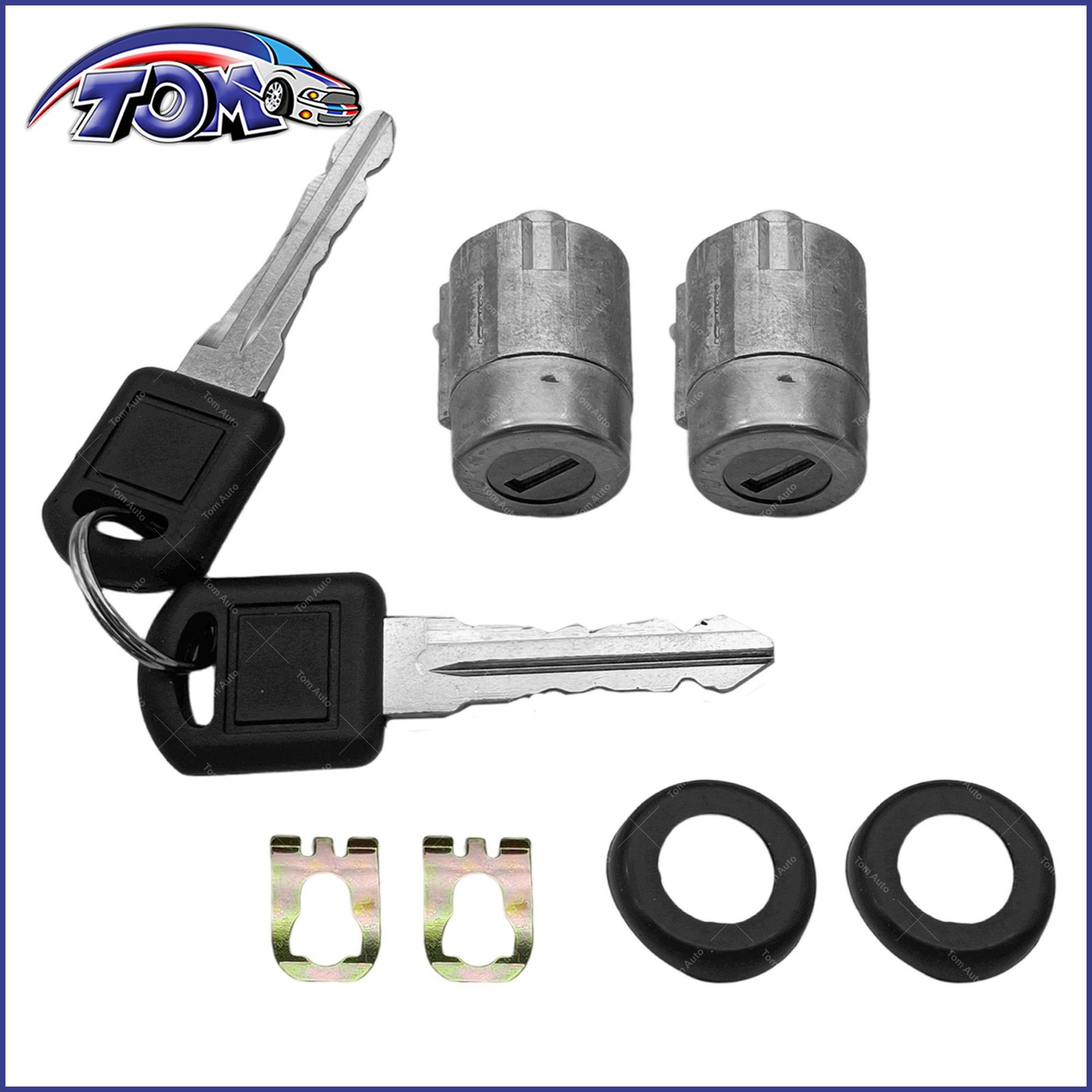 Door Lock Cylinder Kit With Keys Fits Chevy GMC 1500 2500 3500 12549131