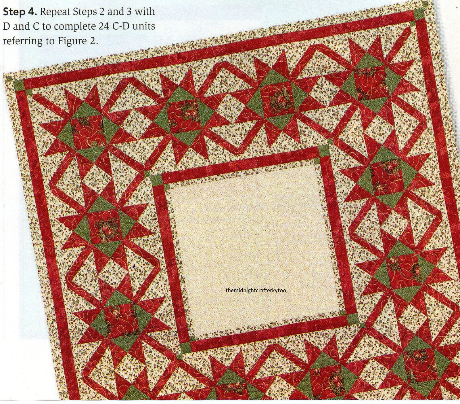 Stars Around Quilt Pattern Pieced JW
