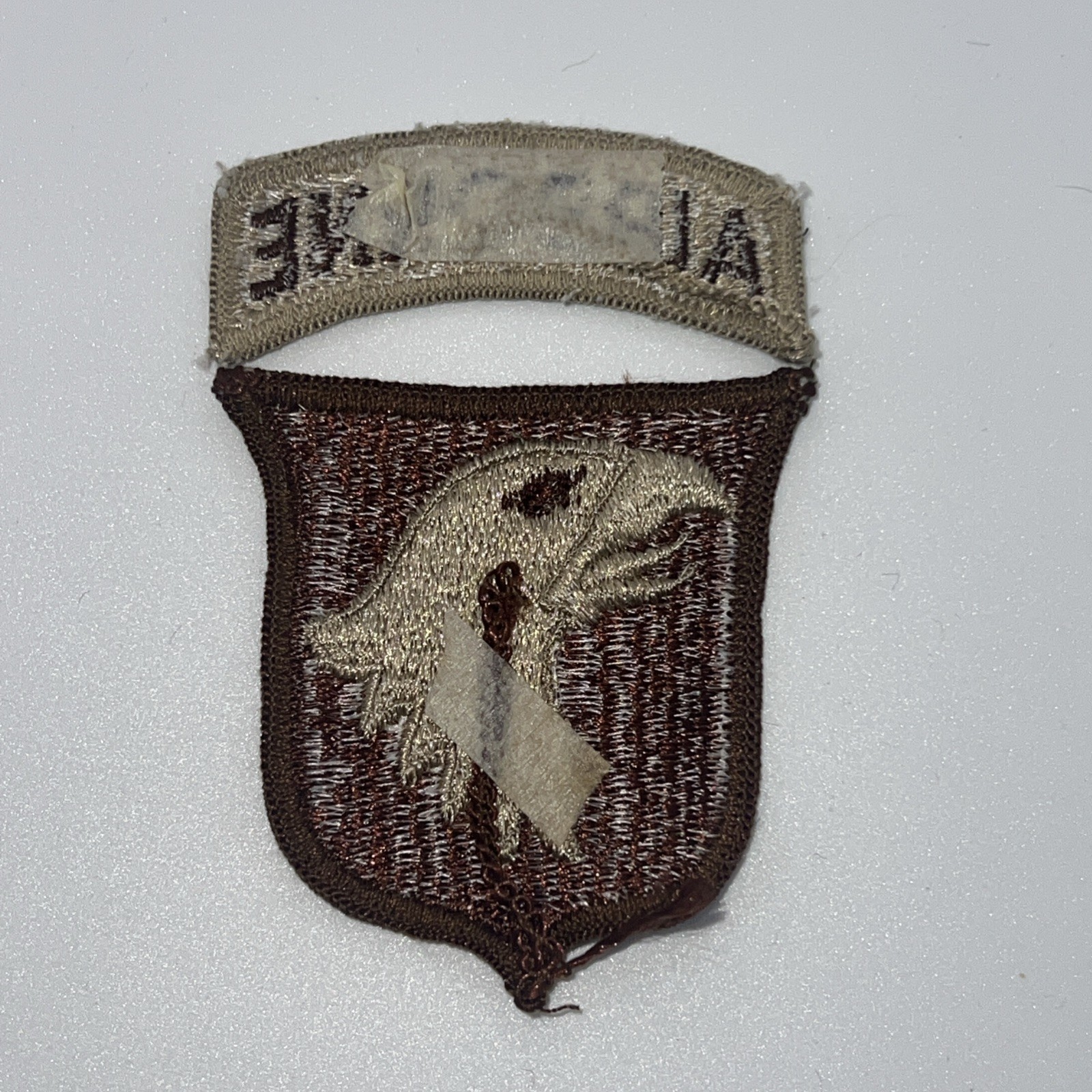 101st Airborne Division with Tab U.S. Army Patch - Desert Brown & Tan