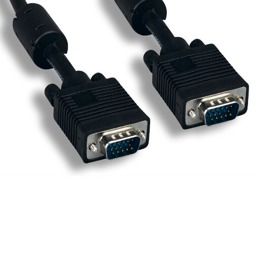KNTK 10' SVGA Video Cable 28AWG HD15 15Pin for TV PC Monitor Display Projector