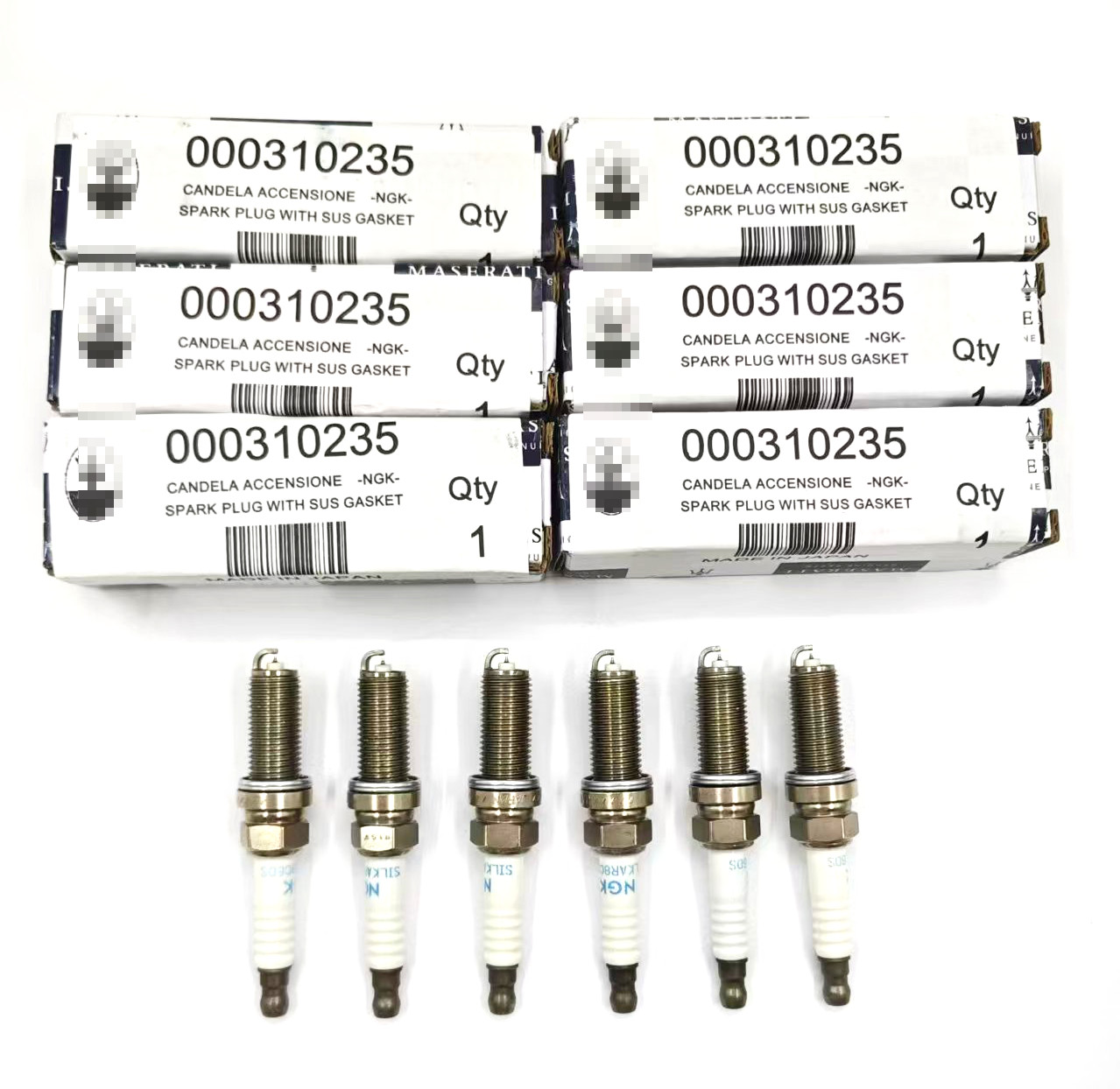 Genuine 000310235 Spark Plugs Kits for Maserati Ghibli, Quattroporte & Levante