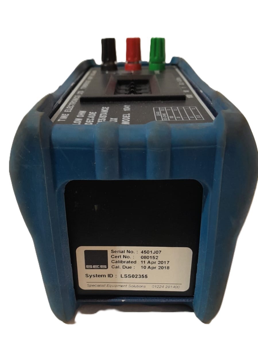 Time Electronics 1041 Low Ohm Decade Resistance Box with Protective Rubber Boot