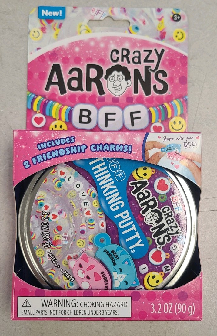Crazy Aarons Putty 3.2 oz BFF Friendship Bracelet. Brand New, FAST SHIP!!