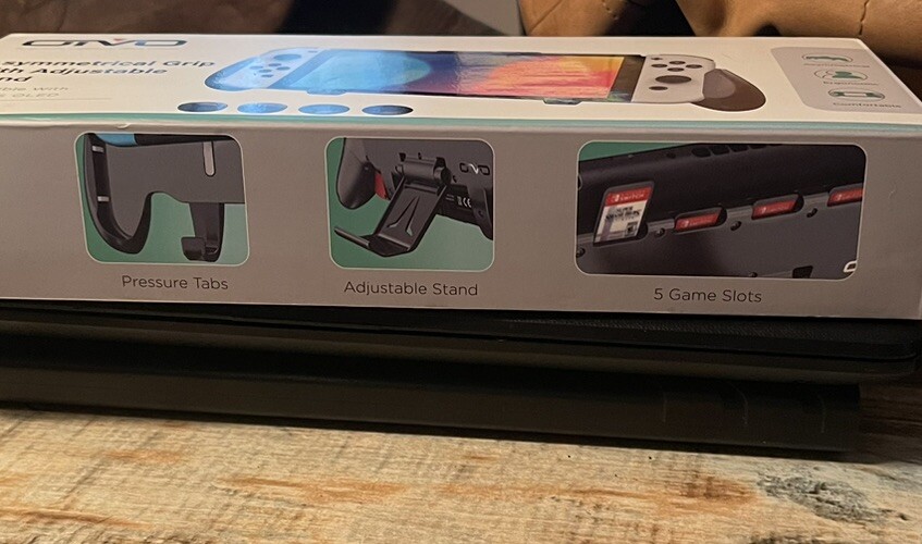 OVIO Ergonomic Hand grip with￼stand Handheld Gamepad ￼ G