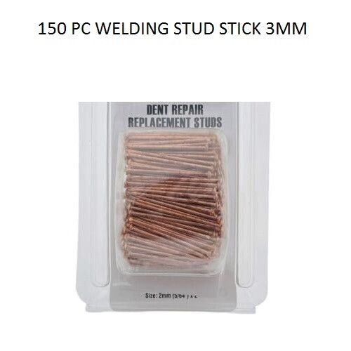 150 PC WELDING STUD STICK 3MM GUN WELDER AUTO BODY DENT PULLER NAIL REPAIR KIT