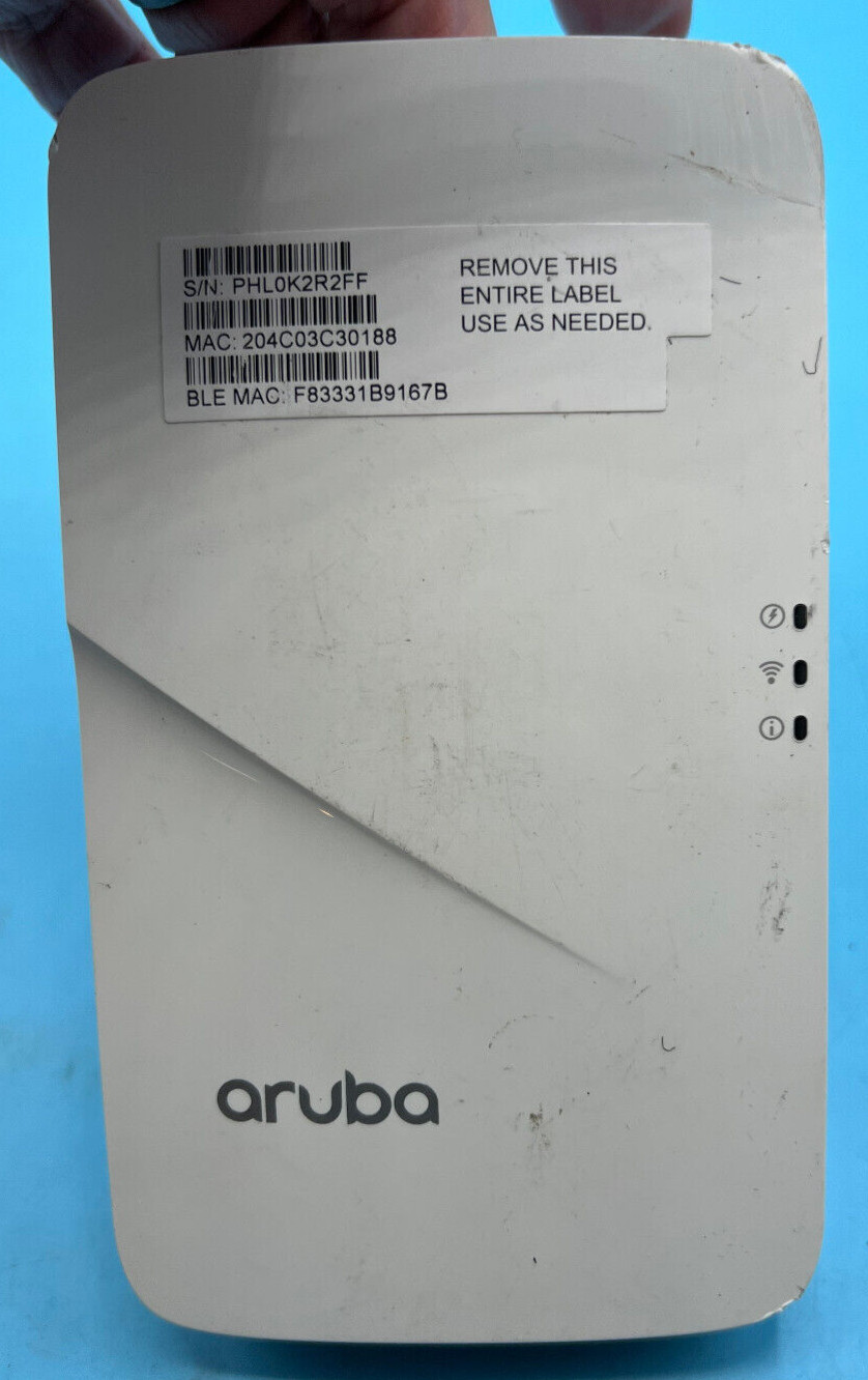 Aruba AP-303H-US Unified Dual Radio US Access Point JY680A NO CORDS