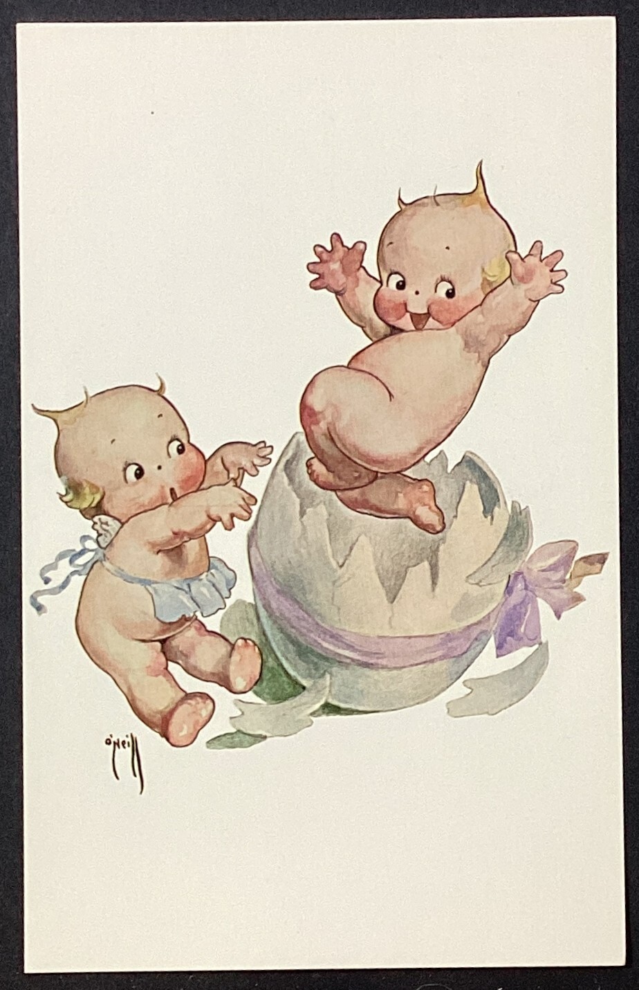 Kewpie Children Rose O'Neill Vintage Reproduction Standard Postcard Unposted