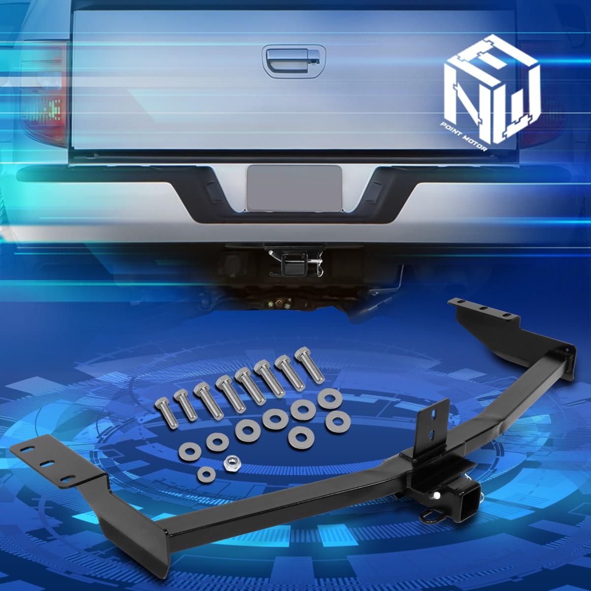 For 06-14 Honda Ridgeline 2" Class-3 Trailer Rear Bumper Towing Hitch Receiver