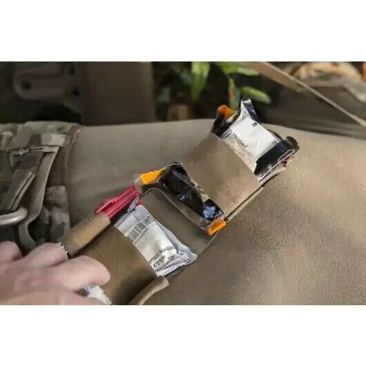 Blue Force Gear MOLLE Mounted TKN Now Micro EMPTY WOLF GRAY HW-TKN-MTKM-EMPTY-WF