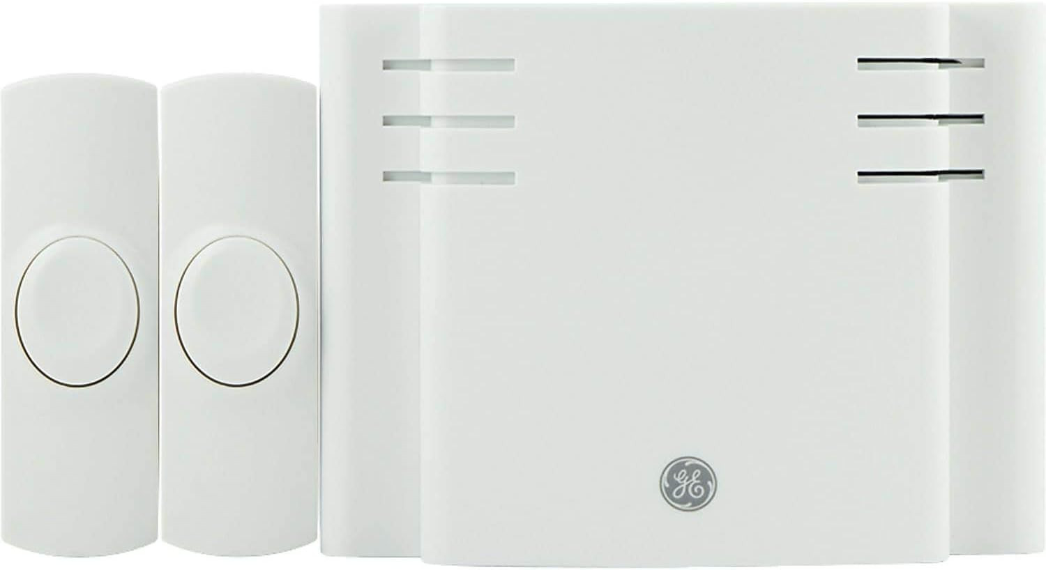 GE Wireless Doorbell Kit, 2 Push Buttons Door Bells for Homes, 8 Melodies Door C