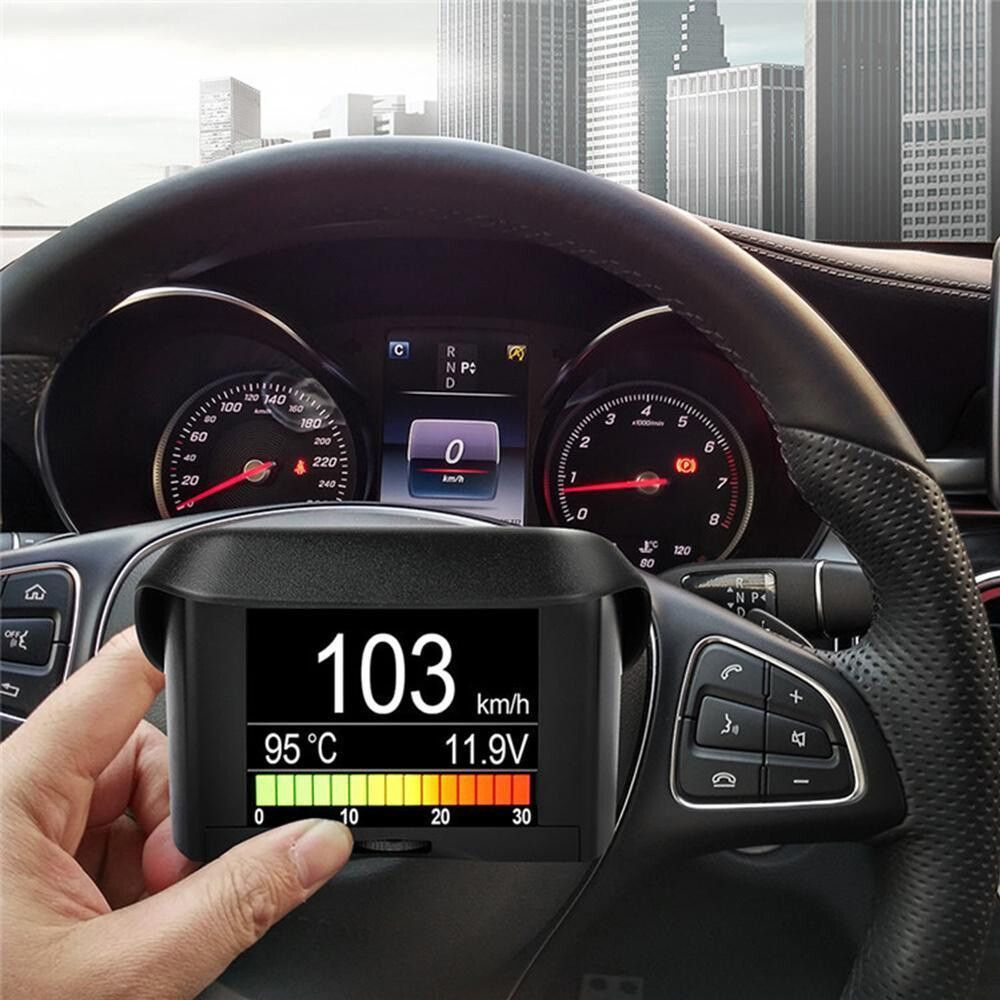 ANCEL A202 Car Computer Display Speed Fuel Consumption Temperature Gauge Battery
