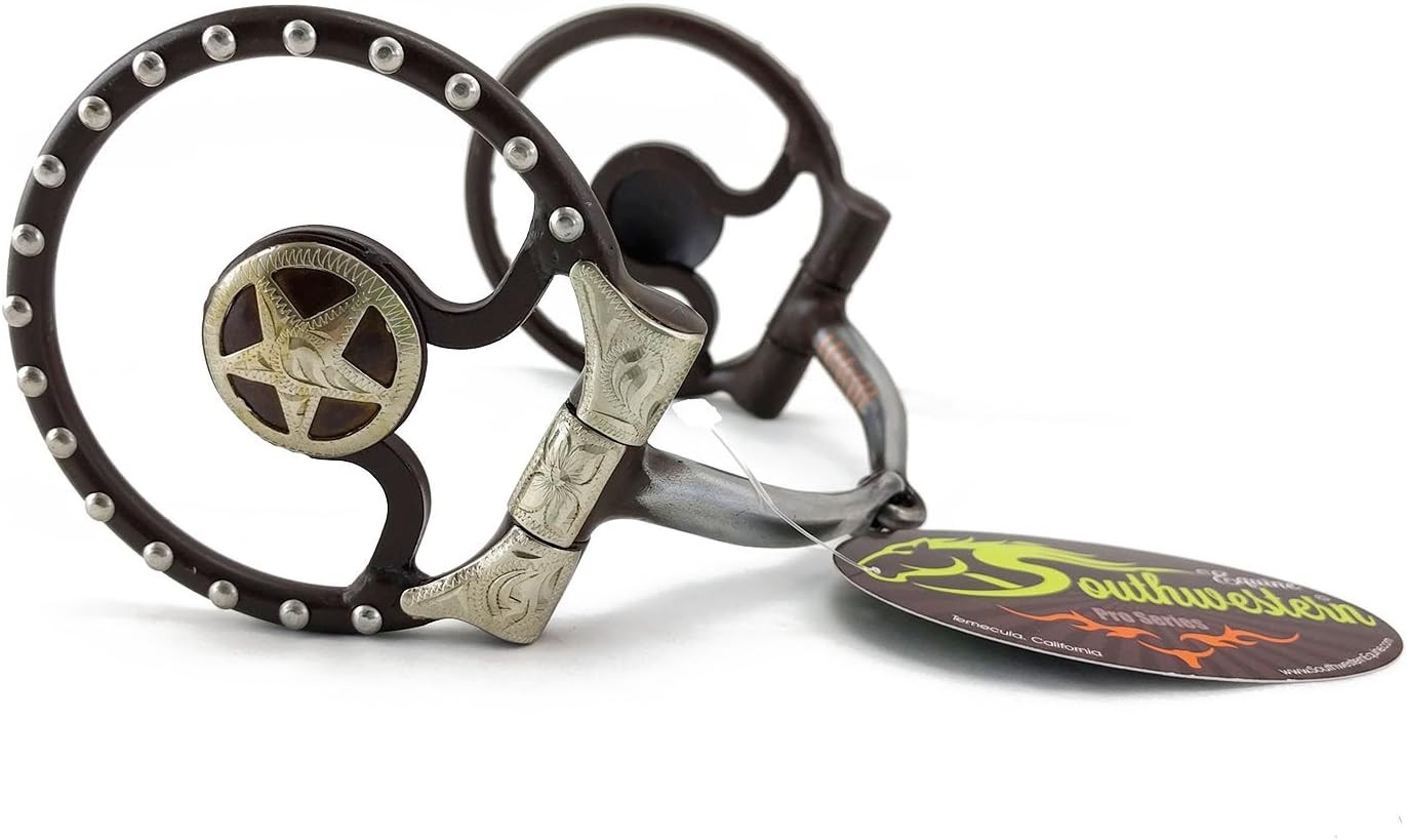 Star - Snaffle Bits for Horses Western D Ring Sweet Iron