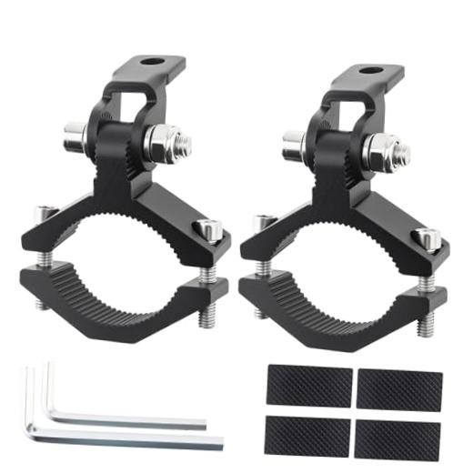 Windance 2pcs Light Bar Mount Bracket Front Fork Fog Light Spotlight Medium