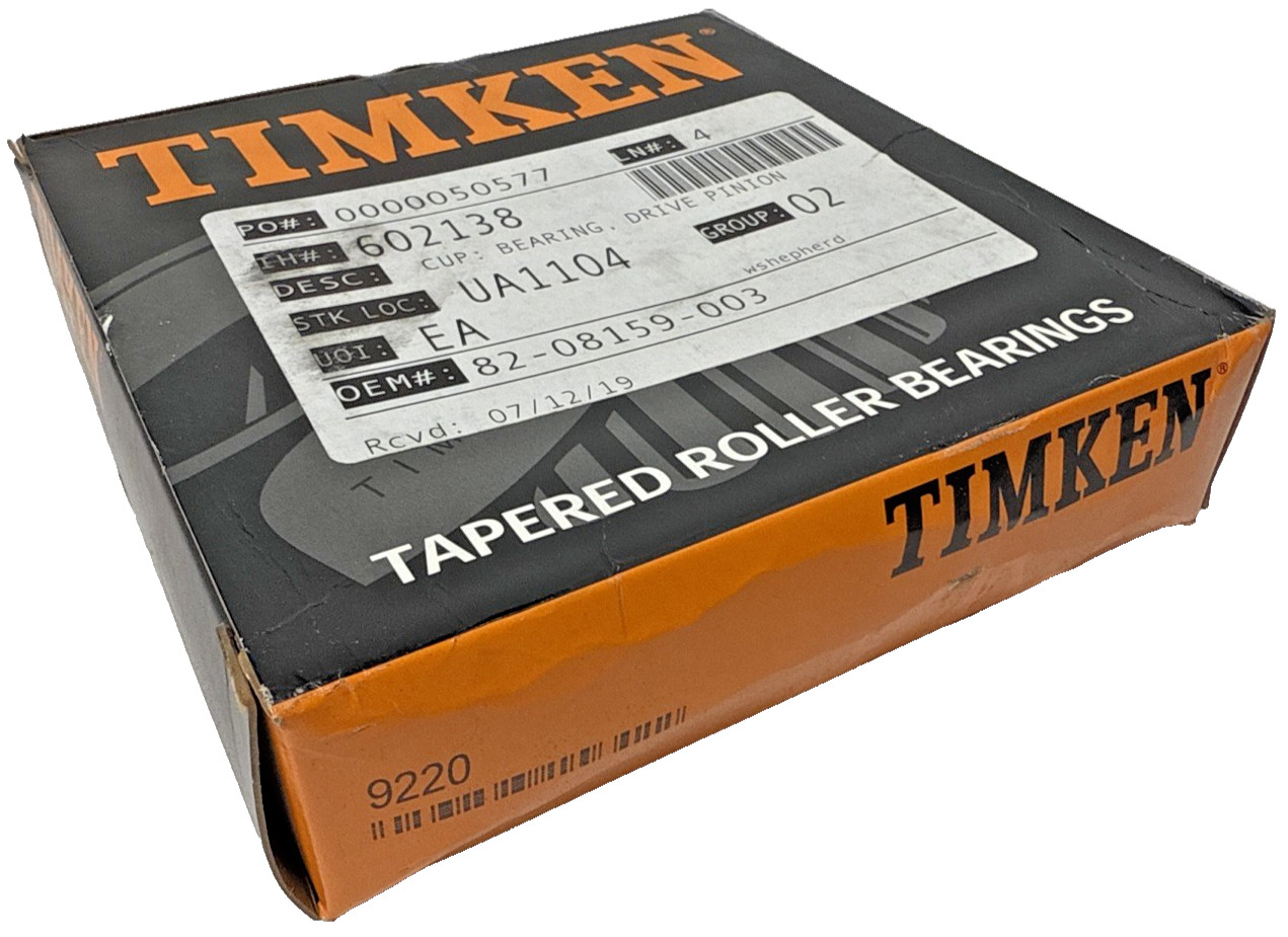 Timken 9220 Bearing Cup, Drive Pinion Gillig 82-08159-003; 9220-20024