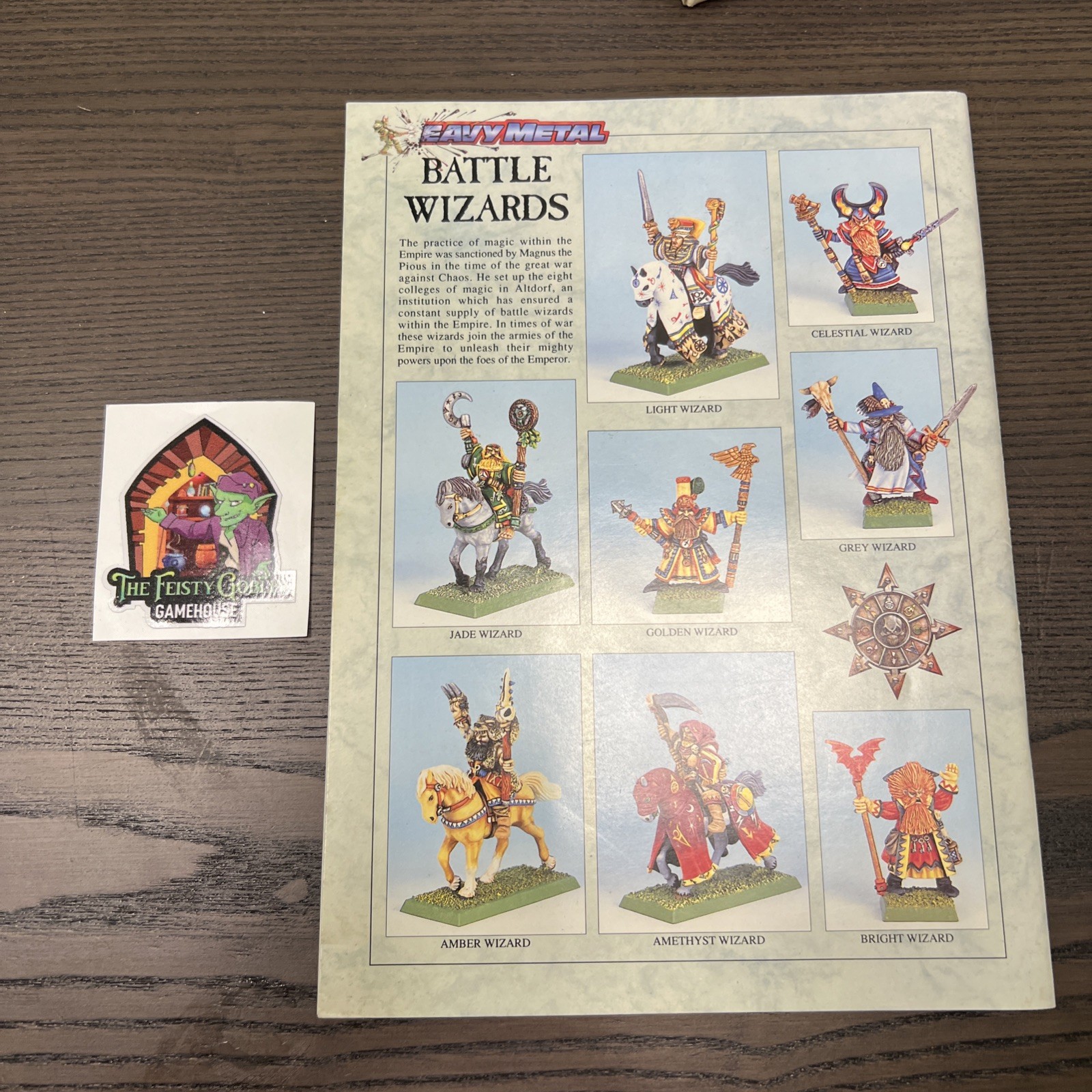 Battle Magic Warhammer Games Workshop Supplement 1992 Rulebook Spell Cards Magic