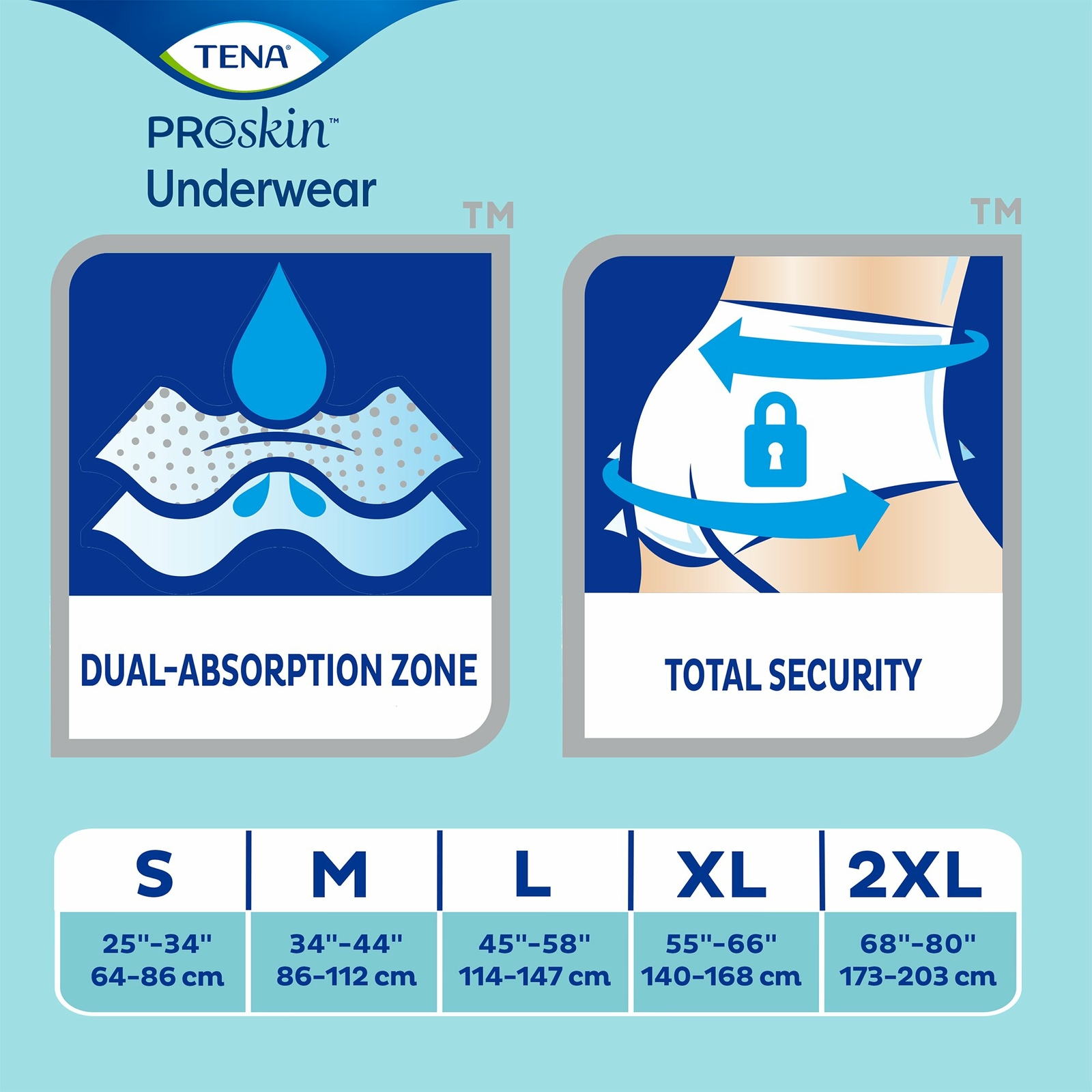 TENA Disposable Underwear Small Ultimate-Extra 64 Ct