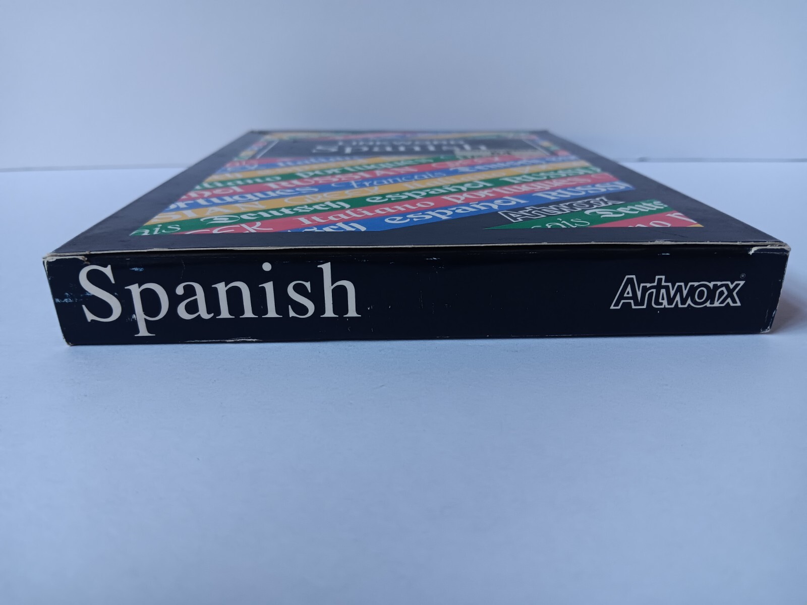 Commodore 64 Linkword Spanish Computer Software Tested/Works Artworx Box Damage