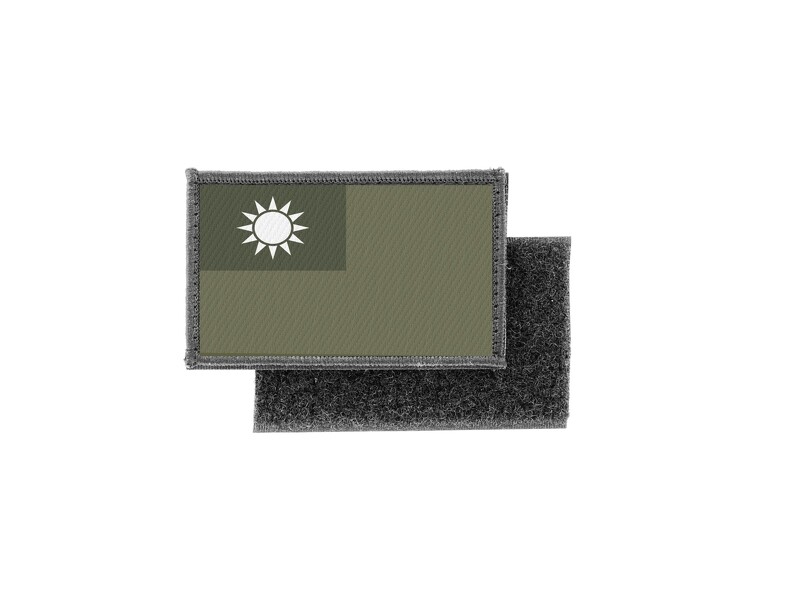 Printed Camo Camouflage Badge Patch Taiwan Flag
