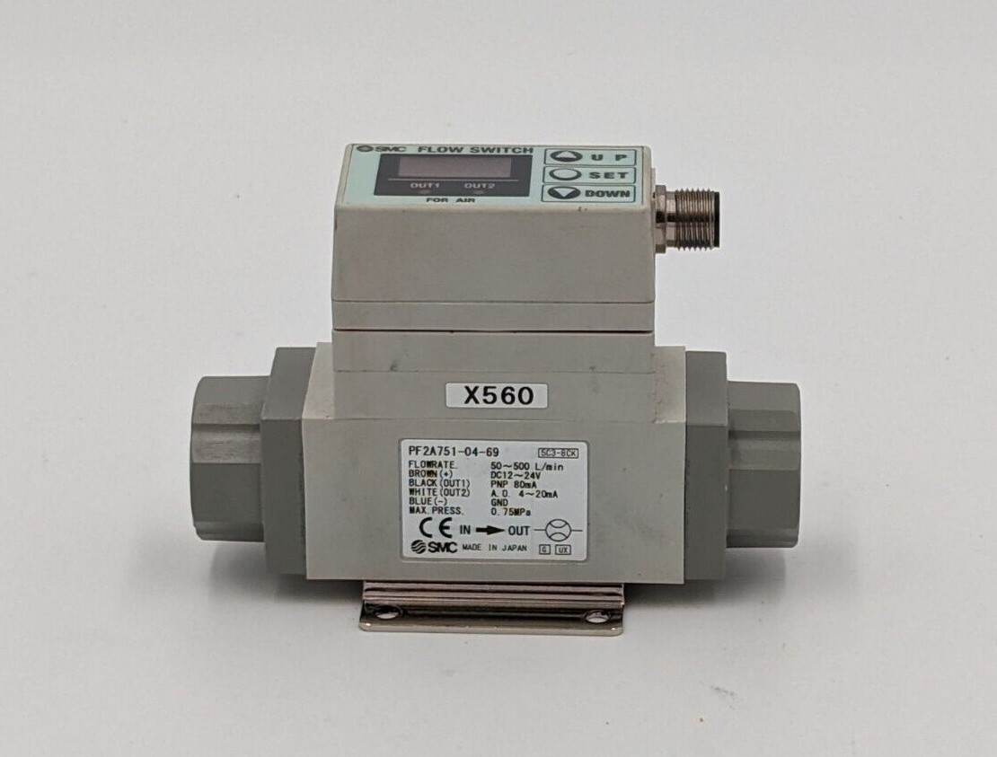 SMC flow switch PF2A751-04-69 USED FREE SHIPPING