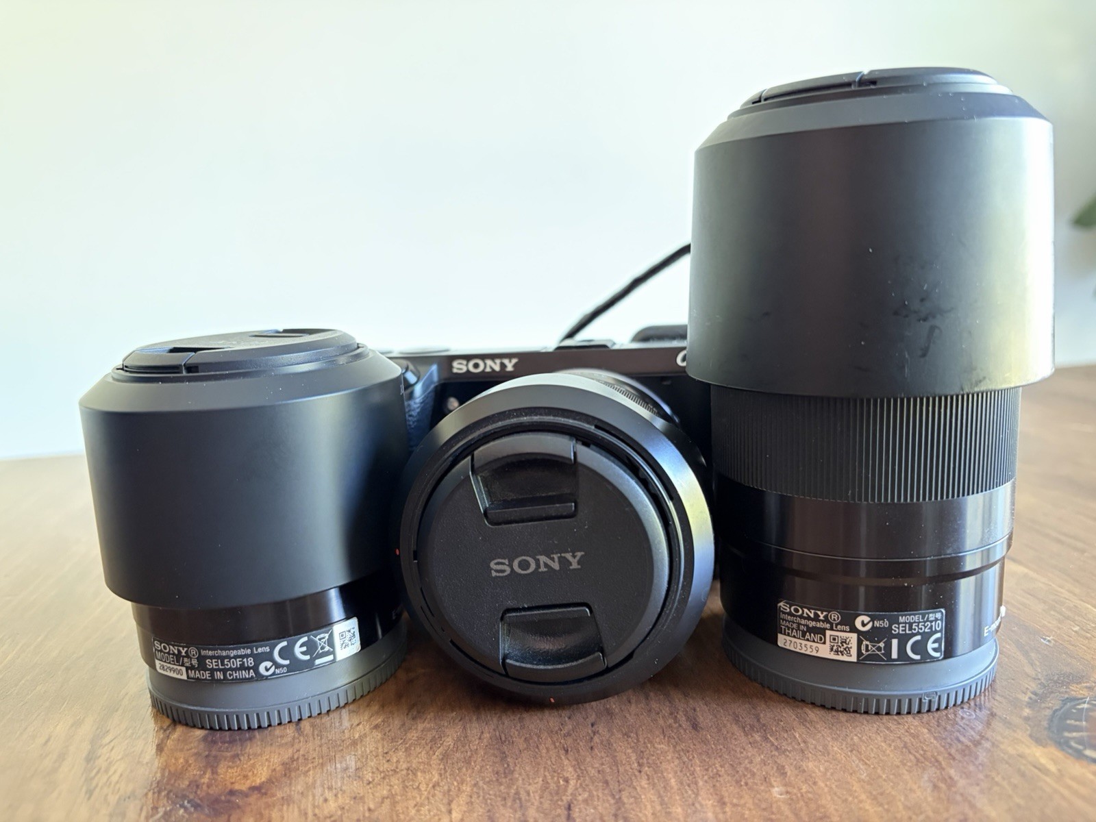 Sony NEX-7 E-Mount Mirrorless Camera Bundle w/ 50mm, 55-210mm lens, & extras