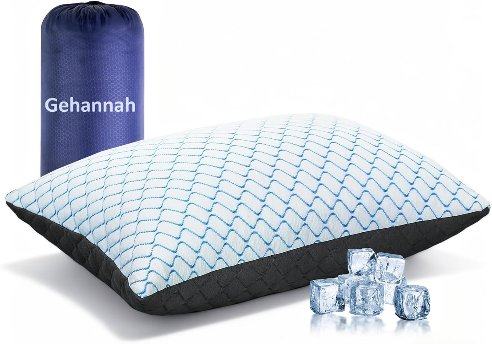 Travel Pillow Large Compressible Camping Pillow for Sleeping Supportive Memory